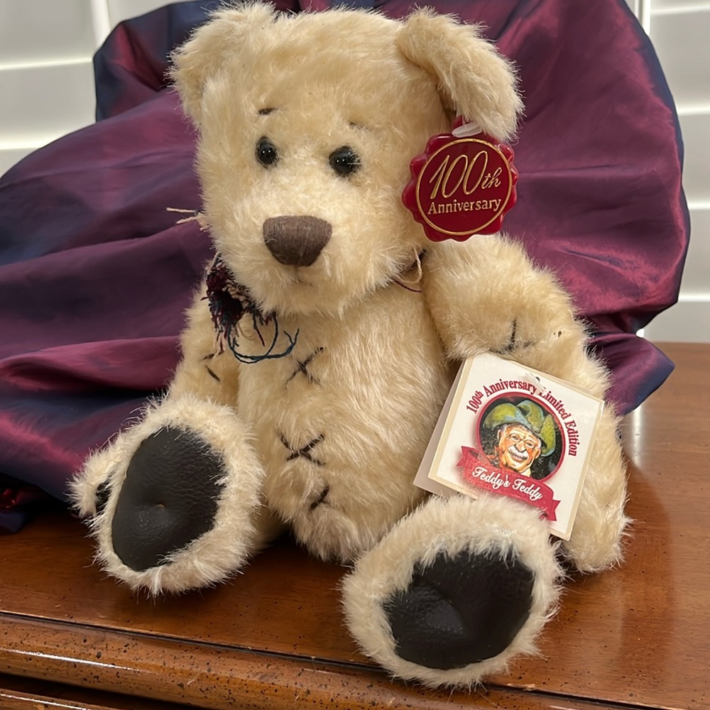 100th Anniversary Ltd. Teddy’s Teddy 2001 Theodore Roosevelt Teddy Bear